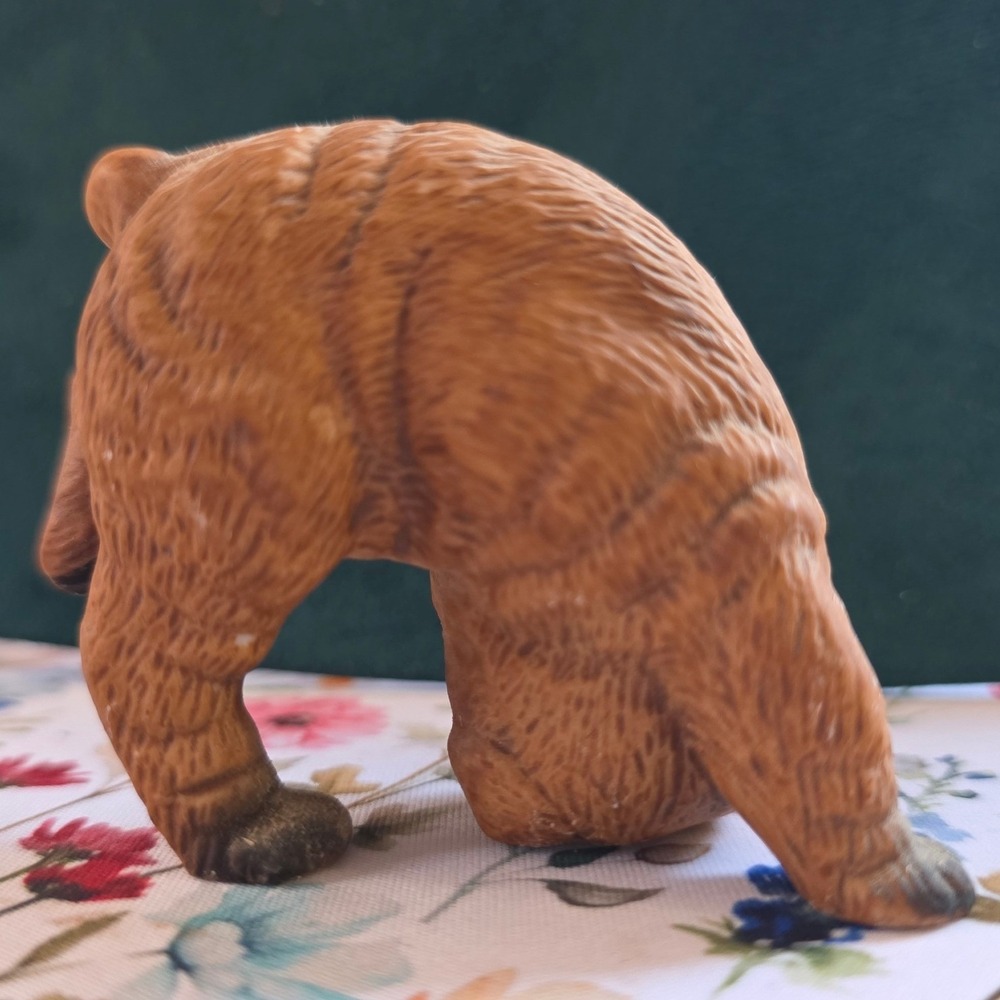 J.S.N.Y. Ceramic Dog Figurine Small Brown Fair Vintage Puppy Taiwan - Picture 4 of 7